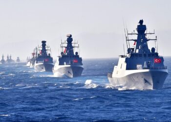 Καθέλκυση τεσσάρων πλοίων από το Τουρκικό Πολεμικό Ναυτικό – Φρεγάτα F-515, φορτηγό πλοίο TCG Derya και μη επανδρωμένο σκάφος επιφανείας MARLIN