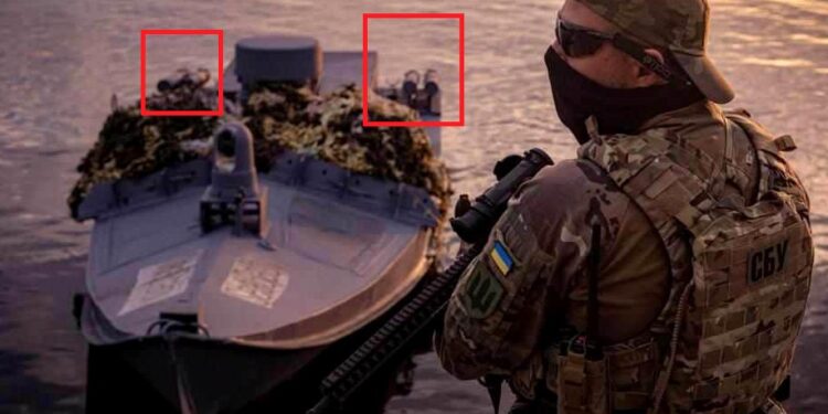 Ουκρανικό Μη Επανδρωμένο Σκάφος USV εκτελεί αντιπλοϊκές κρούσεις μέσω αντιπλοϊκών βλημάτων