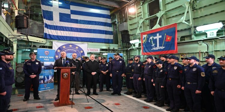 Η Φρεγάτα ΥΔΡΑ ξεκινάει προς την Ερυθρά Θάλασσα – Σημείο ορόσημο για την Ναυτική Ιστορία της χώρας