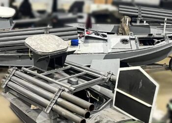 Πολλαπλοί εκτοξευτές ρουκετών σε Ουκρανικά μη επανδρωμένα σκάφη USV Sea Baby επιχείρησαν έναντι του Ρωσικού Στόλου