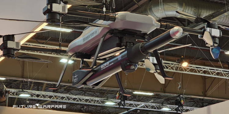 Παρουσία της SAS μέσω του μη επανδρωμένου SARISA SRS-1A που φέρει όχημα RL275-1S συνεργατικά με την THALES