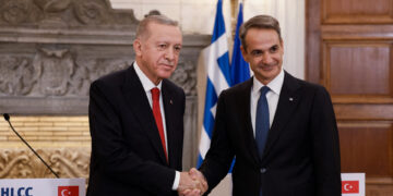 Για την πρόοδο στην ”θετική ατζέντα” συνομίλησαν Κυριάκος Μητσοτάκης και Ταγίπ Ερντογάν στο περιθώριο της συνάντησης του ΟΗΕ