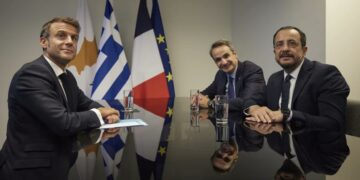 Το Μεσανατολικό, ο Great Sea Interconnector και η συνάντηση των MED9 κυριάρχησαν στην τριμερή σύνοδο Ελλάδας-Κύπρου-Γαλλίας