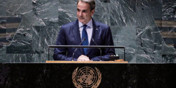 Κυρ. Μητσοτάκης: Η Ελλάδα είναι πρόθυμη να εργαστεί για την επίλυση του μοναδικού σημαντικού ζητήματος με την Τουρκία, την οριοθέτηση της υφαλοκρηπίδας και ΑΟΖ