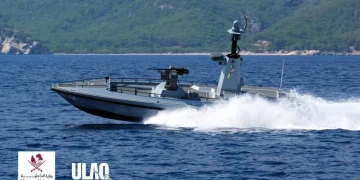 Το τουρκικό μη επανδρωμένο σκάφος επιφανείας ULAQ αγοράζει το Κατάρ εξοπλισμένο με οπλικό σύστημα τηλεχειρισμού 12,7 mm