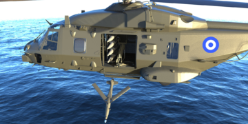 Εκτοξεύοντας το πυρομαχικό AIHMI AHM-1X της SAS από ελικόπτερα BlackHawk της Διοίκησης Ειδικού Πολέμου