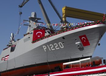 Το υπεράκτιο περιπολικό πλοίο Akhisar P-1220 του Τουρκικού Ναυτικού θα πραγματοποιήσει θαλάσσιες δοκιμές