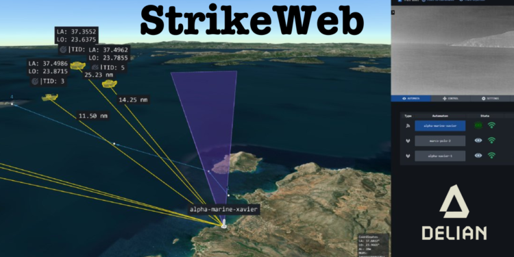 Παρουσίαση του StrikeWeb της Delian Alliance: Επανάσταση στον έλεγχο αυτόνομων συστημάτων για στρατιωτικές επιχειρήσεις για Δίκτυα Θανάτου σε Αν. Αιγαίο