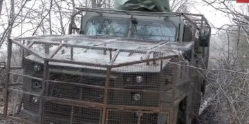 Κατάληψη τούρκικου τεθωρακισμένου οχήματος Kirpi-II από τις Ρωσικές Δυνάμεις στην Ουκρανία