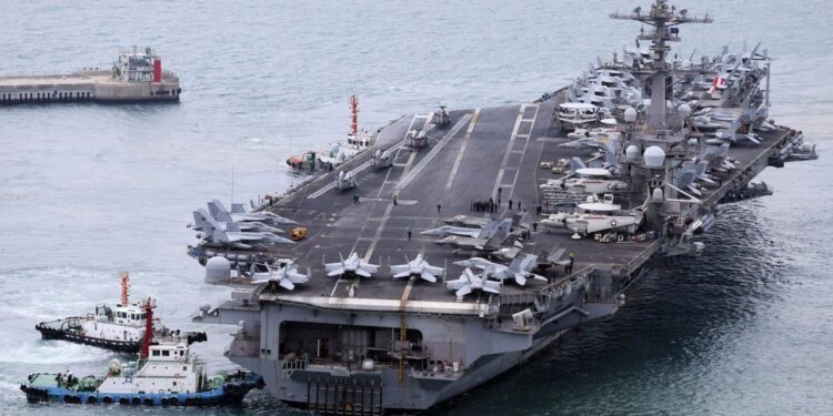 U.S. deploys USS Carl Vinson Aircraft Carrier and F-35 Fighters to Middle East amid escalating tensions – A message to Iran