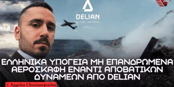 Mη Επανδρωμένα Αεροσκάφη Μονής Κατεύθυνσης εκτοξευόμενα από υπόγειες παλέτες από την Delian Alliance