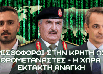 Μισθοφόροι στην Κρήτη ως λαθρομετανάστες από Λιβύη – Χώρα σε Έκτακτη Ανάγκη – Η ΕΕ πουθένα – Εύρεση λύσεων