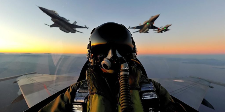 Εικονικές ελληνοτουρκικές αερομαχίες στο Αιγαίο με τουρκικά F-16