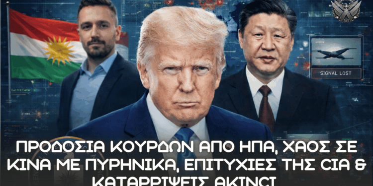 Προδοσία Κούρδων από ΗΠΑ, χάος σε Κίνα με φυλακίσεις για πυρηνικά, επιτυχίες της CIA και καταρρίψεις Akinci