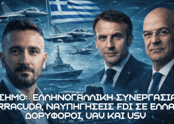 ΧΑΟΣ με Ελληνογαλλική συνεργασία – BARRACUDA, ναυπηγήσεις FDI σε Ελλάδα, δορυφόροι, UAV και USV